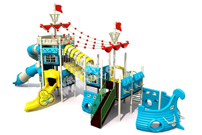 兒童海盜船滑滑梯設(shè)備五