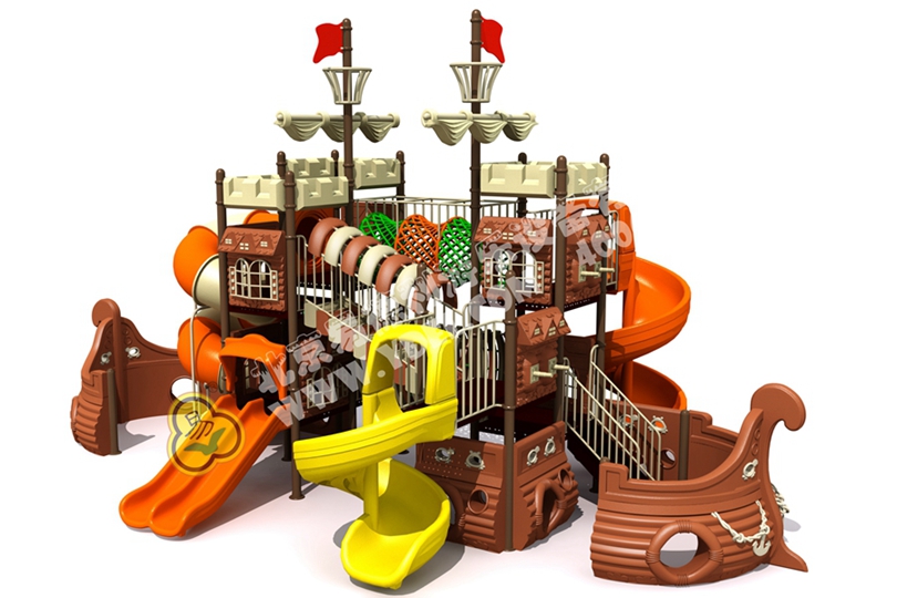 兒童海盜船滑滑梯設(shè)備三