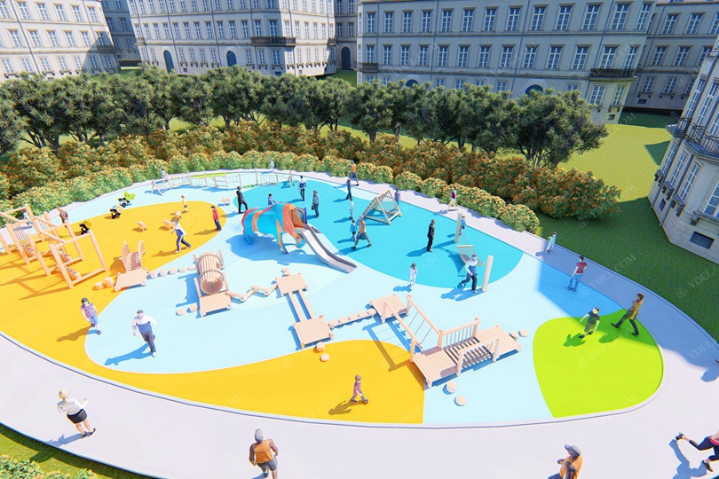 城市公園兒童樂園設備