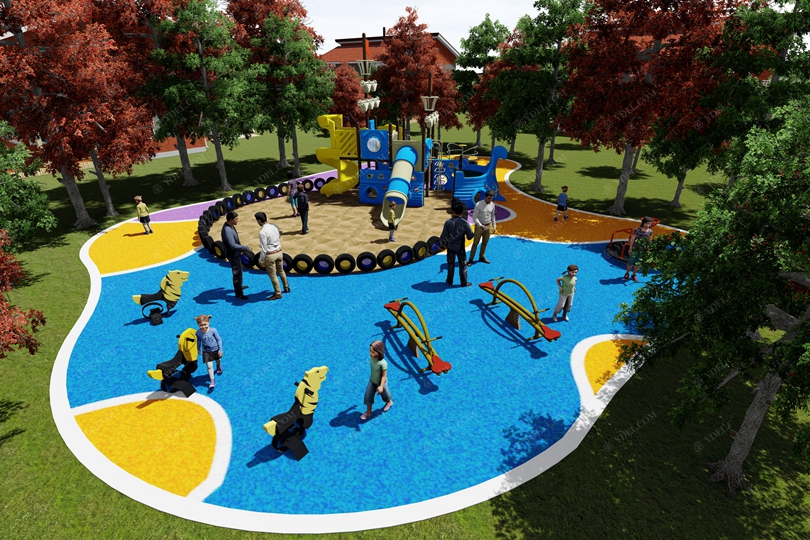 社區廣場兒童游樂設備